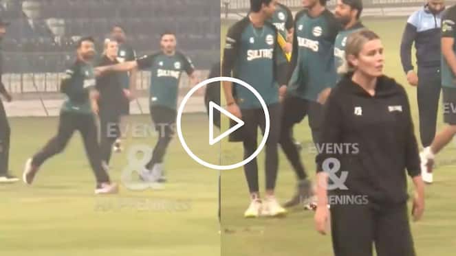 [Watch] Multan Sultan's Captain Mohd. Rizwan Seen Playing Football With 'This' RCB Fangirl